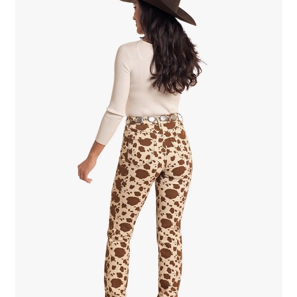 Rock & Roll Cowgirl Brown and Cream Pants - Picture 2 of 7